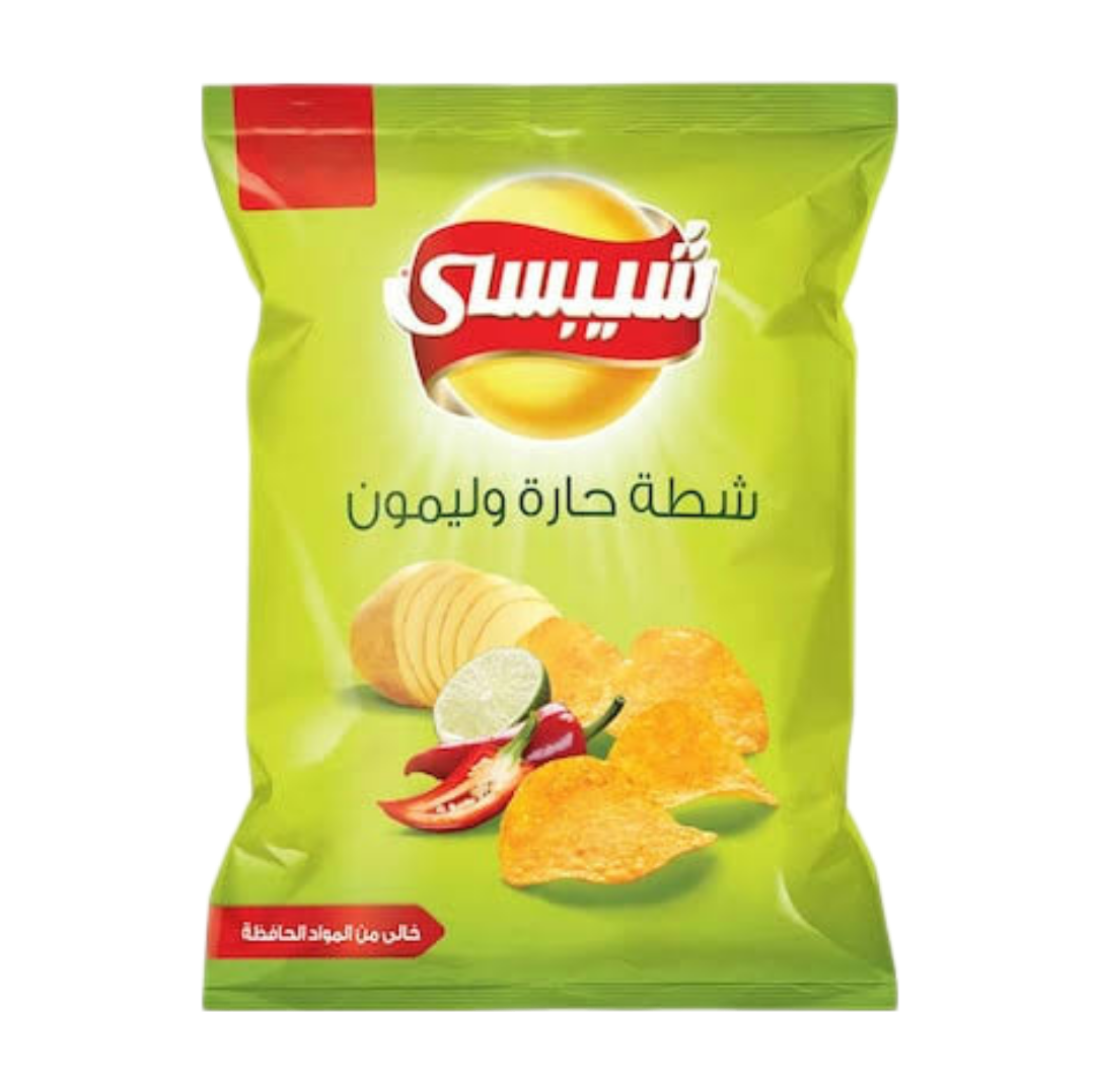 شيبسي شطة حارة وليمون